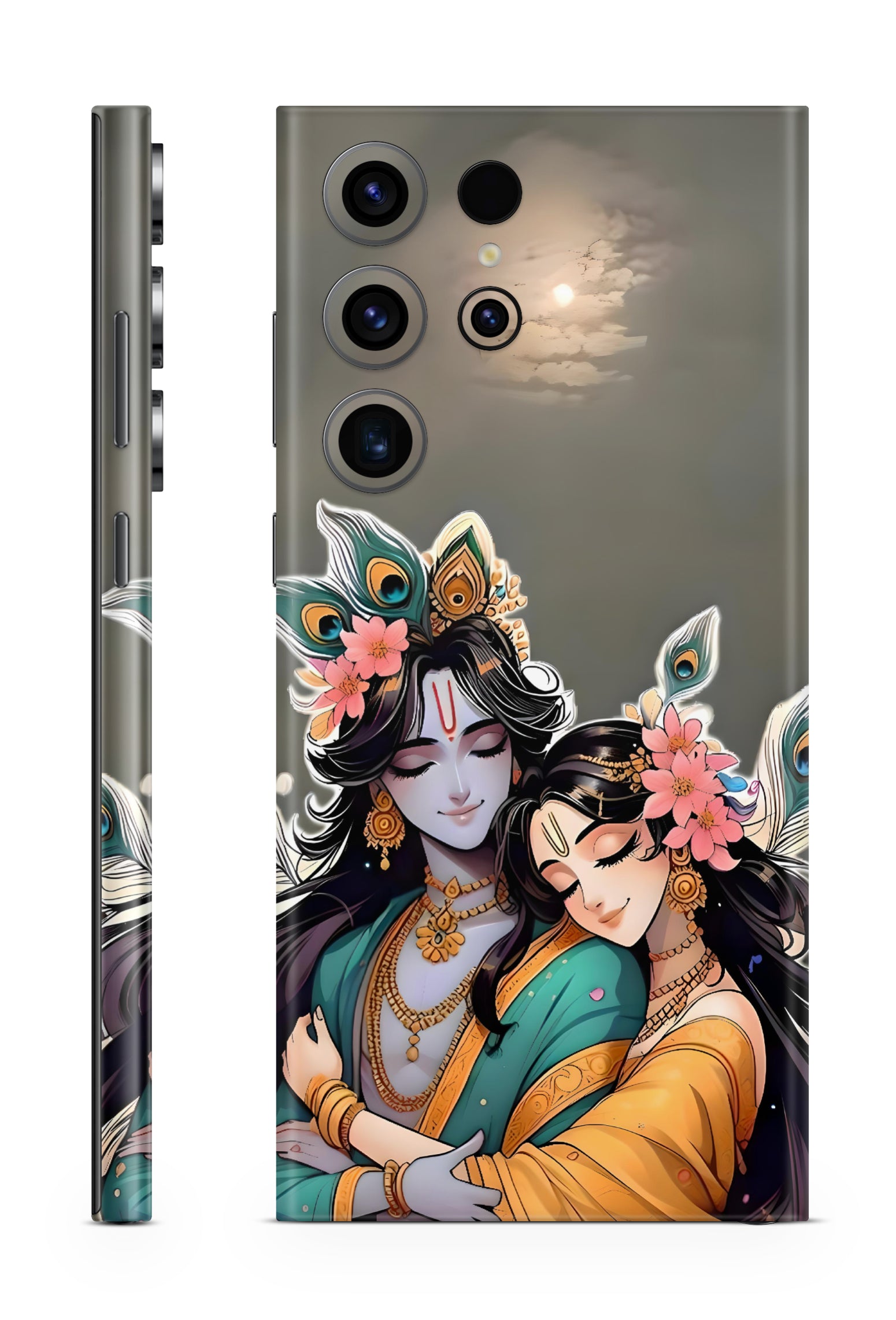 Radha Krishna Bhagwan Mobile Skin