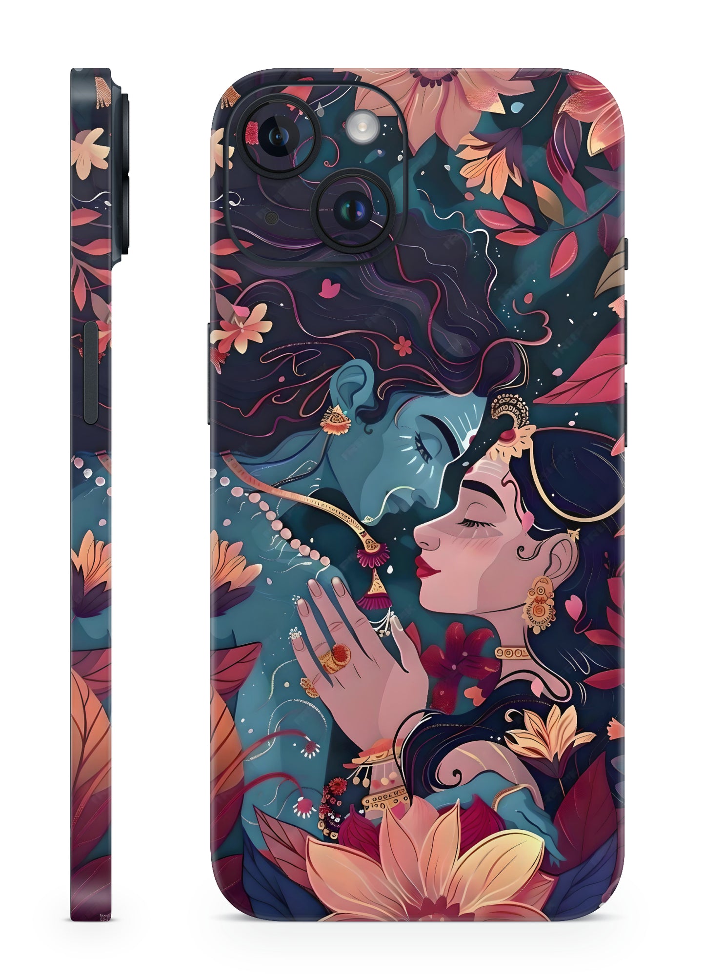 Radha Krishna Bhagwan Mobile Skin