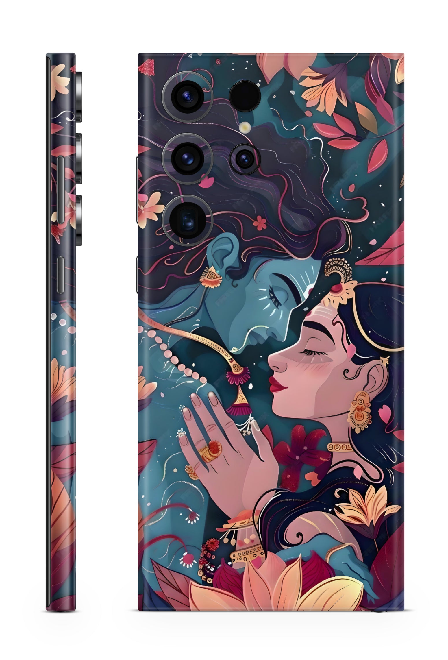 Radha Krishna Bhagwan Mobile Skin
