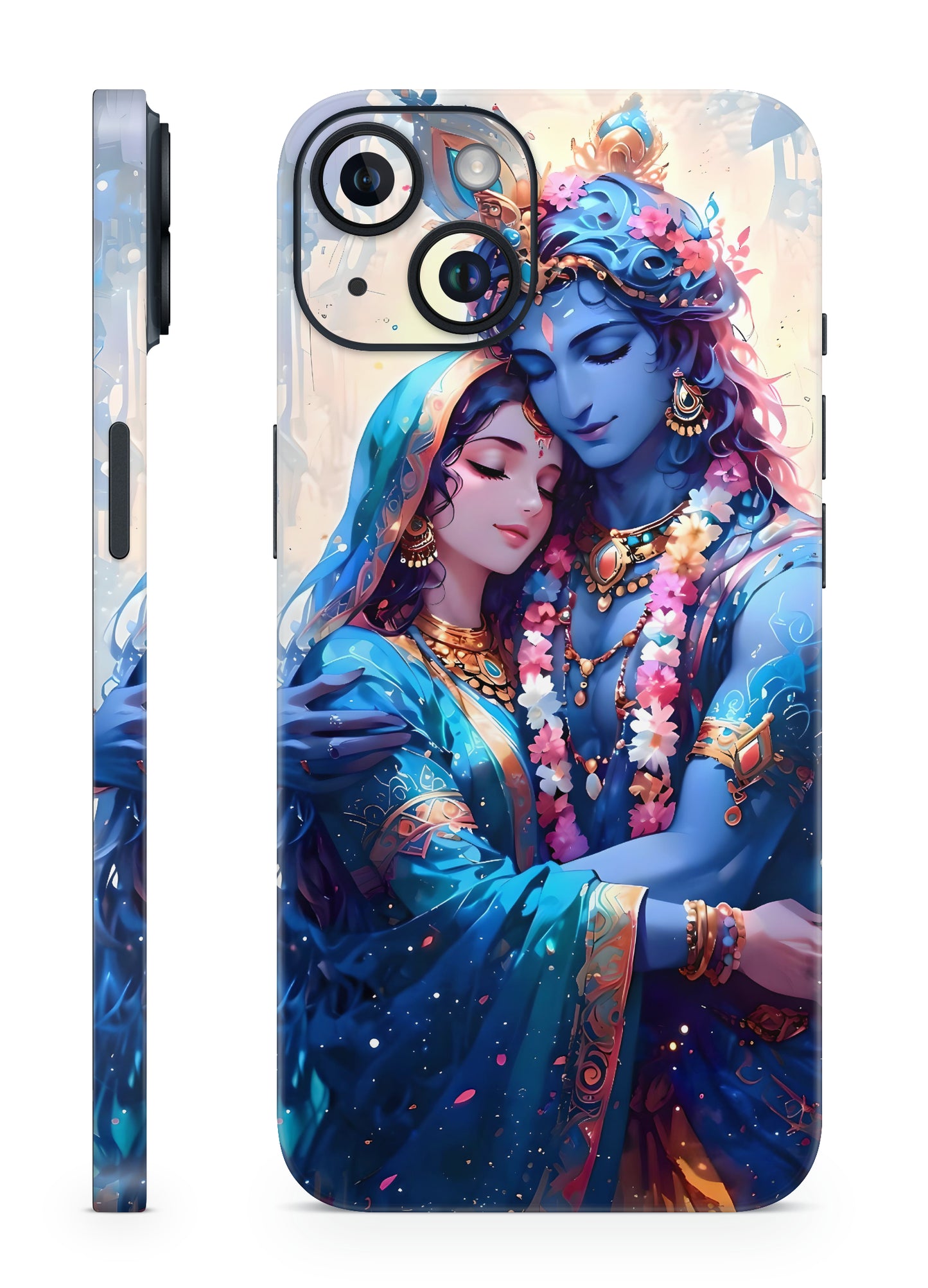 Radha Krishna The divine Lovers Bhagwan Mobile Skin