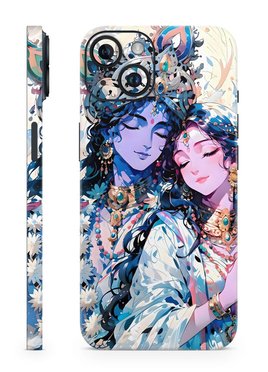 Radha Krishna The divine Lovers Bhagwan Mobile Skin