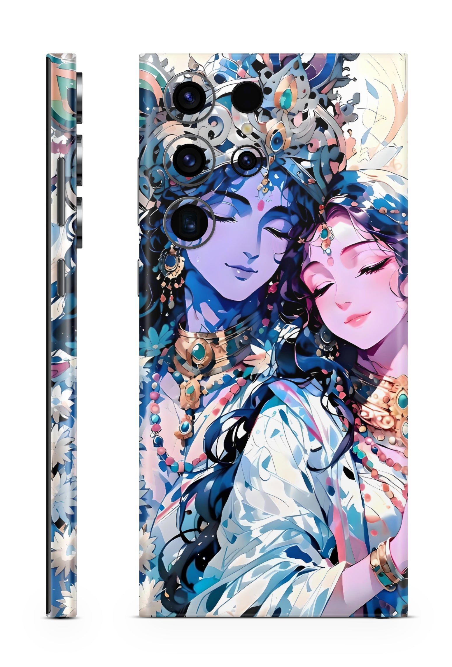 Radha Krishna The divine Lovers Bhagwan Mobile Skin
