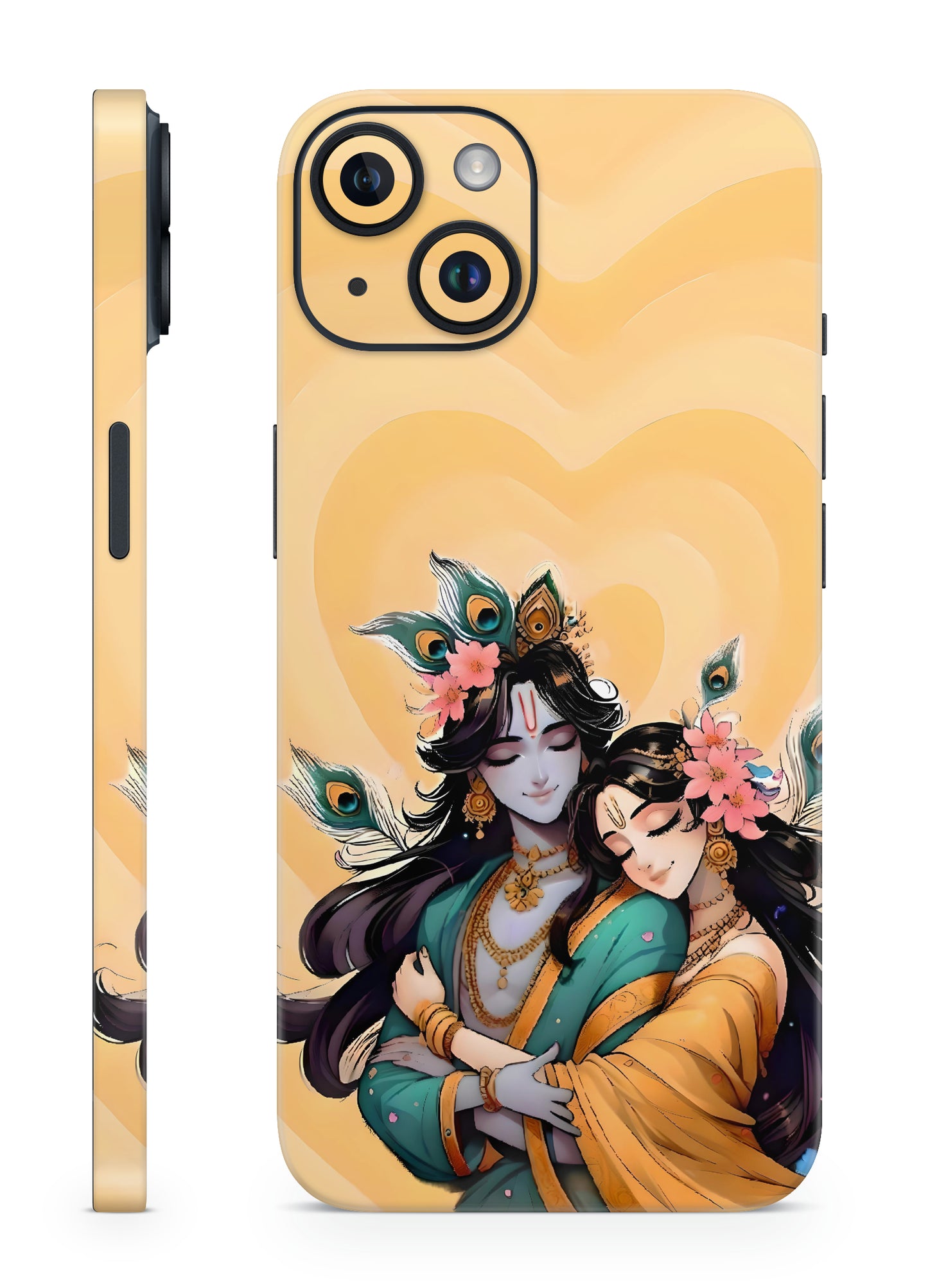 Radha Krishna divine love Bhagwan Mobile Skin