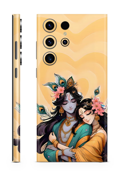 Radha Krishna divine love Bhagwan Mobile Skin