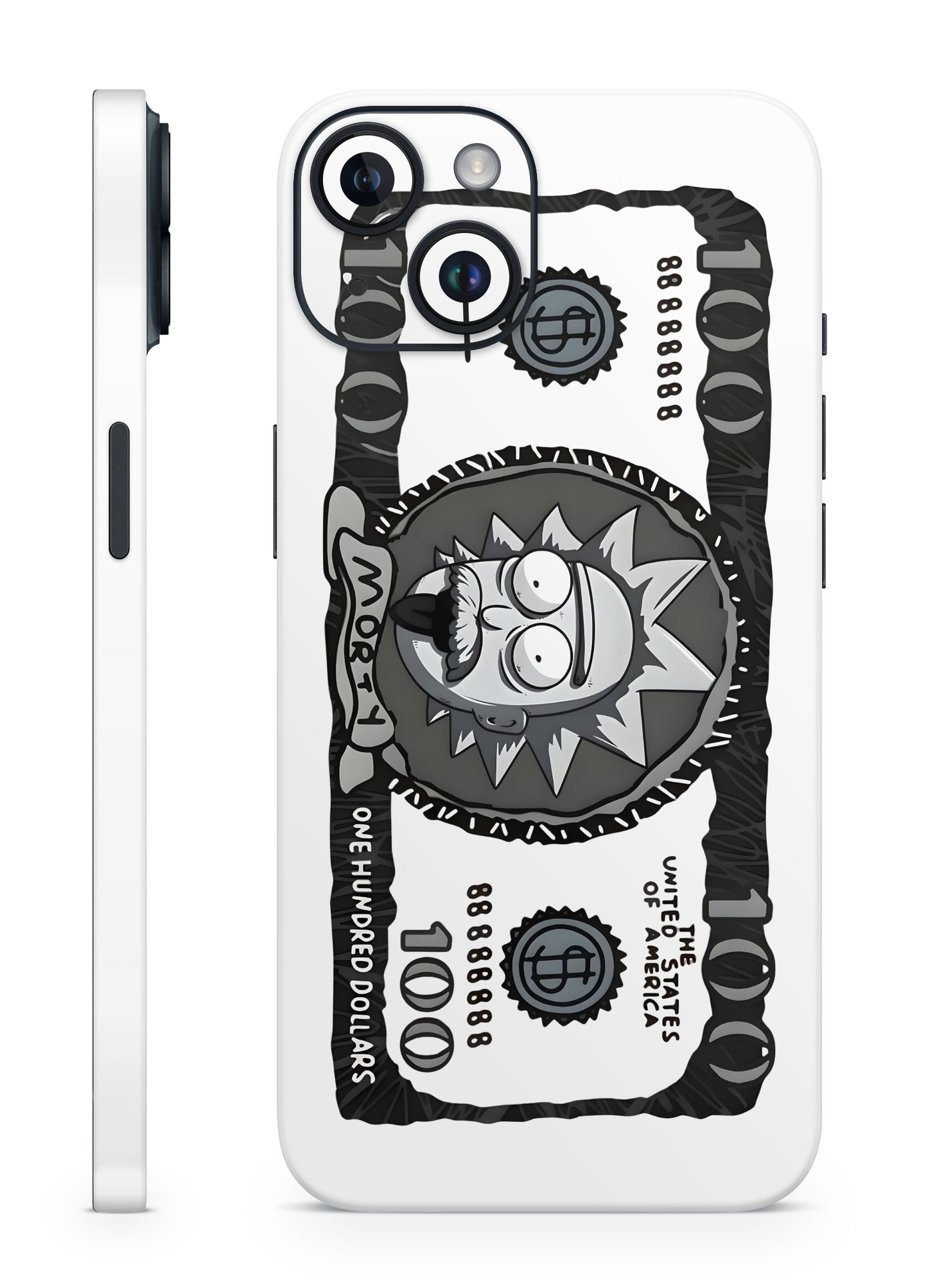 Rick & Morty Dollar Mobile Skin