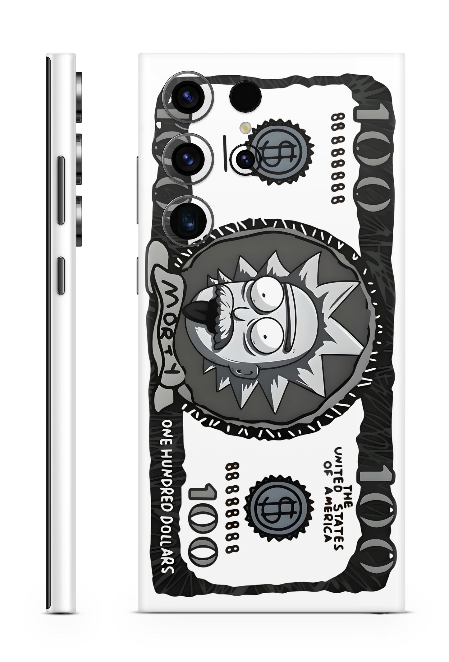 Rick & Morty Dollar Mobile Skin