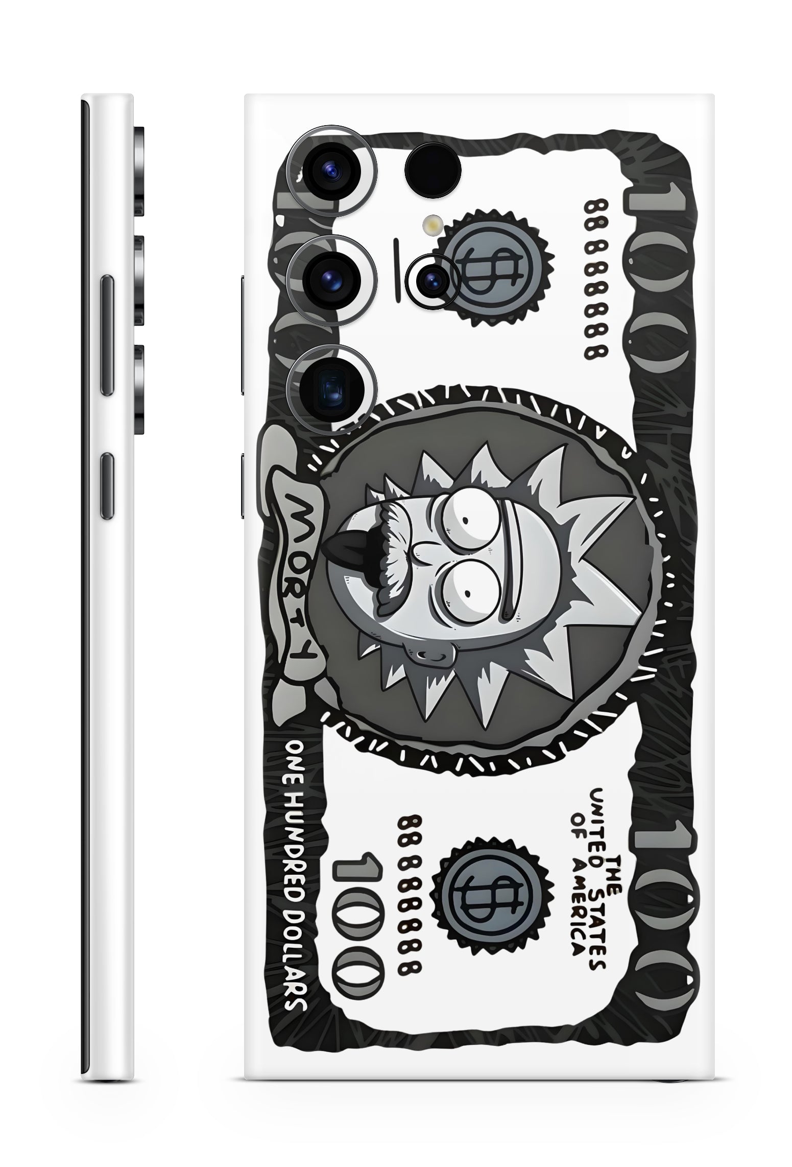 Rick & Morty Dollar Mobile Skin