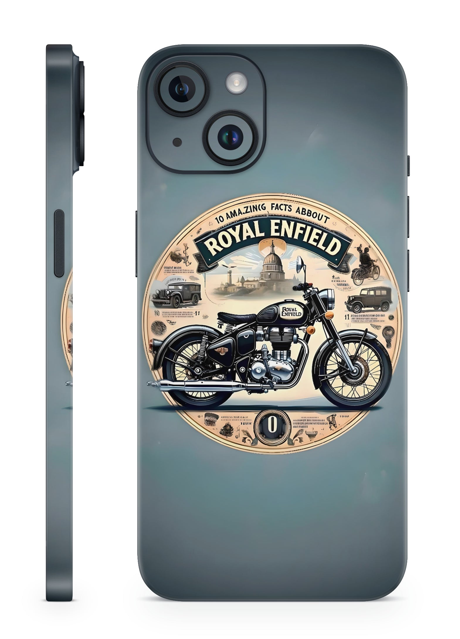 Royal Enfield Bold Bike Mobile Skin