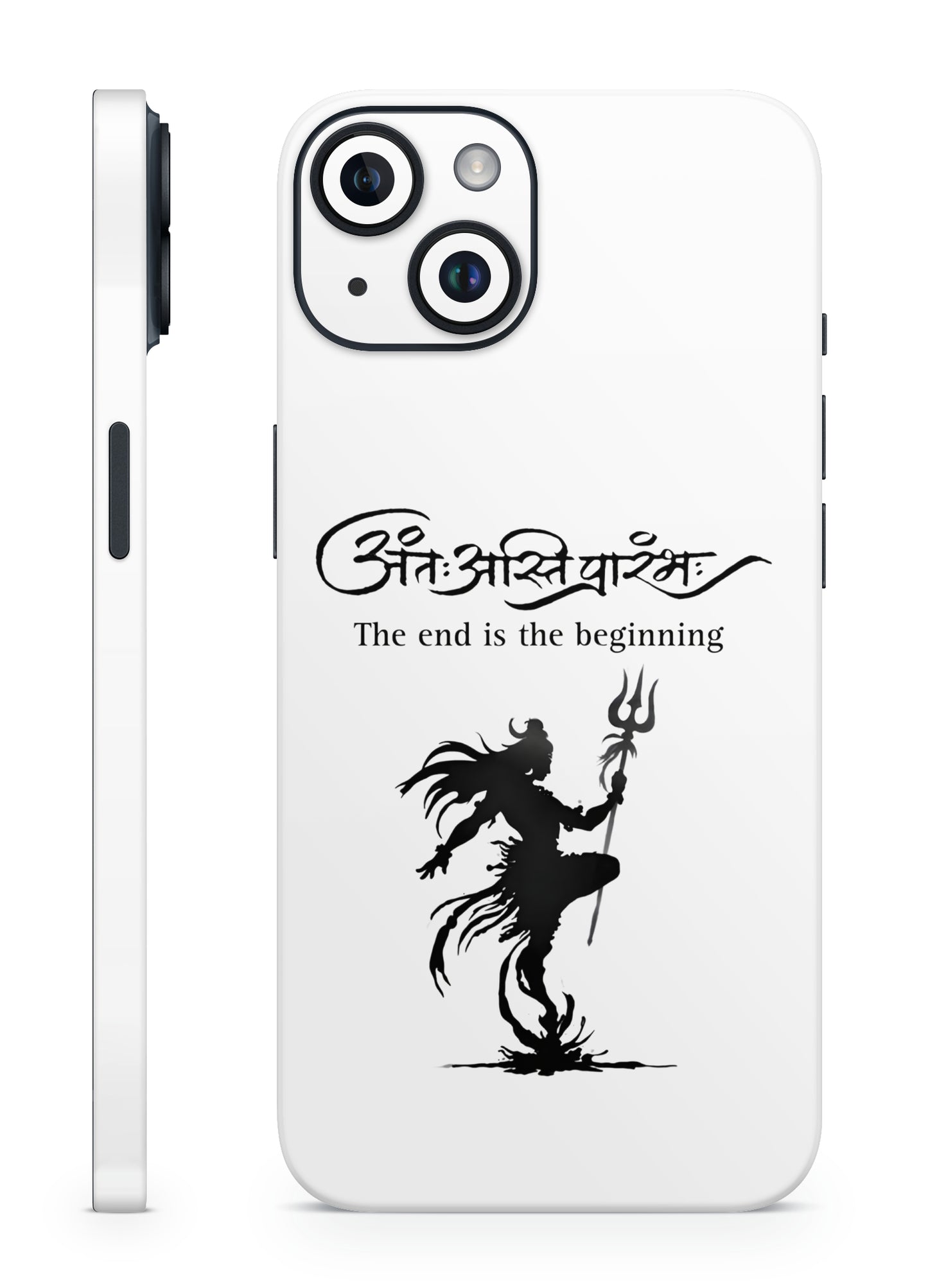 Shiva "End is the Beginning" Minimalist Mobile Skin