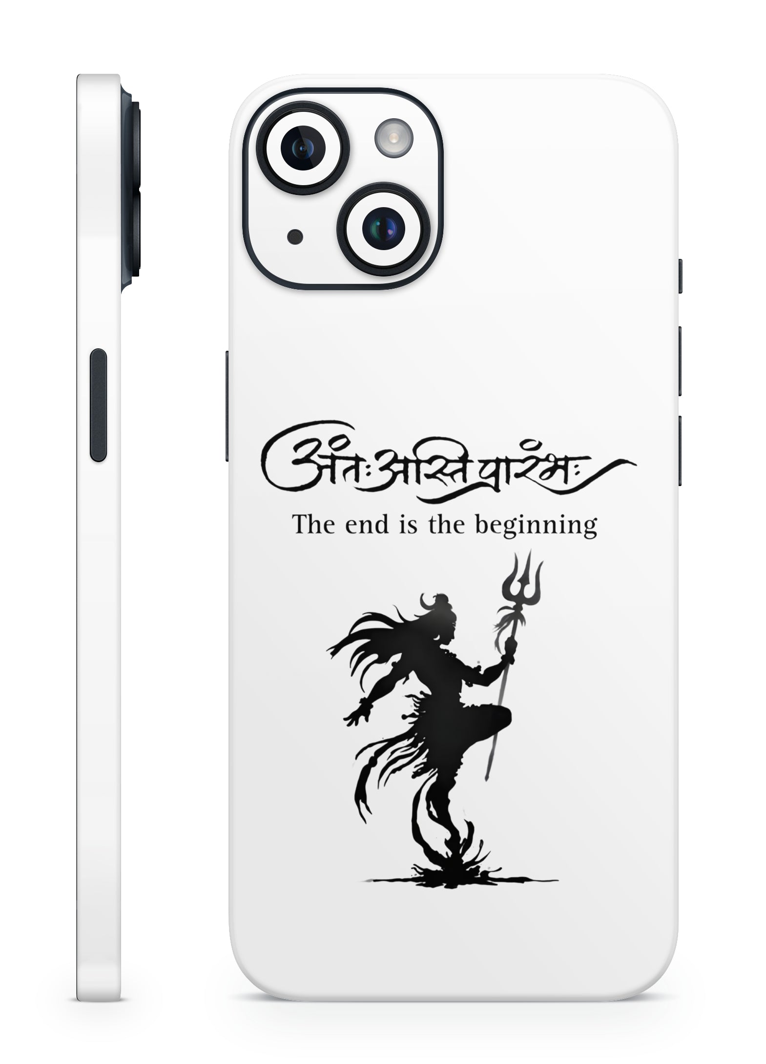 Shiva "End is the Beginning" Minimalist Mobile Skin