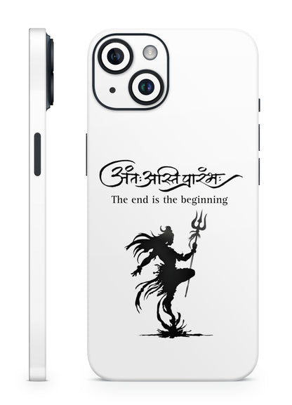 Shiva "End is the Beginning" Minimalist Mobile Skin