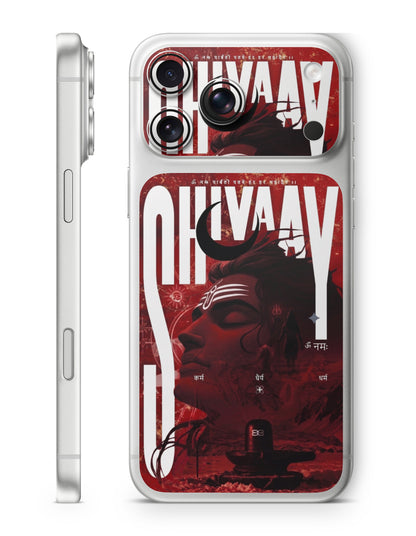 Shivaay: Mahadev – Red Cosmic Serenity Pocket & Camera Island Skin