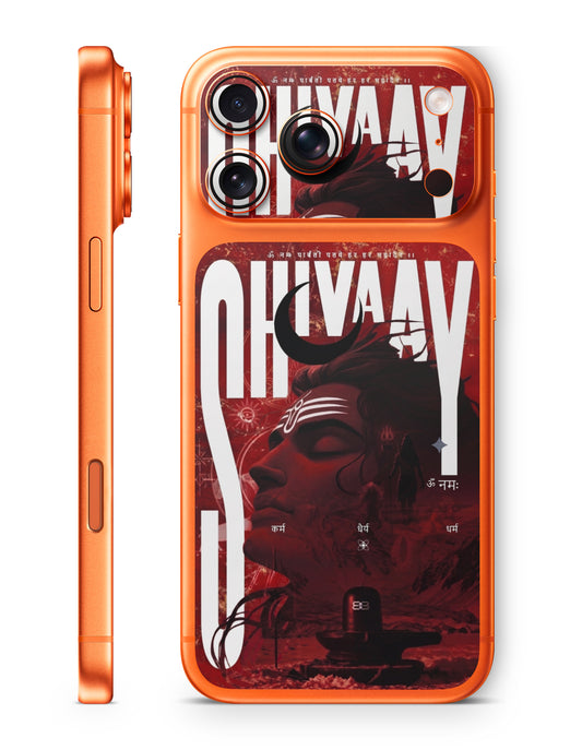 Shivaay: Mahadev – Red Cosmic Serenity Pocket & Camera Island Skin