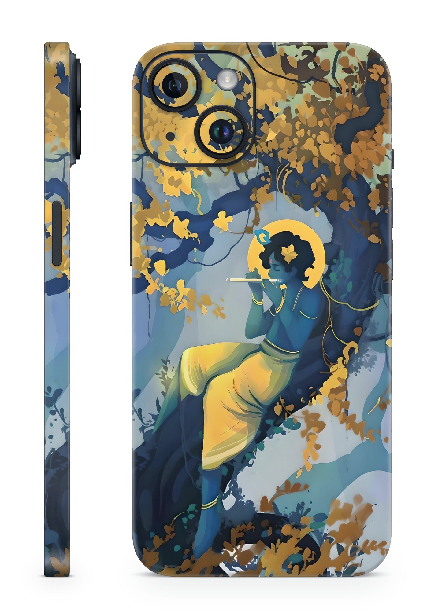Shree Krishna Flute Bhagwan Mobile Skin