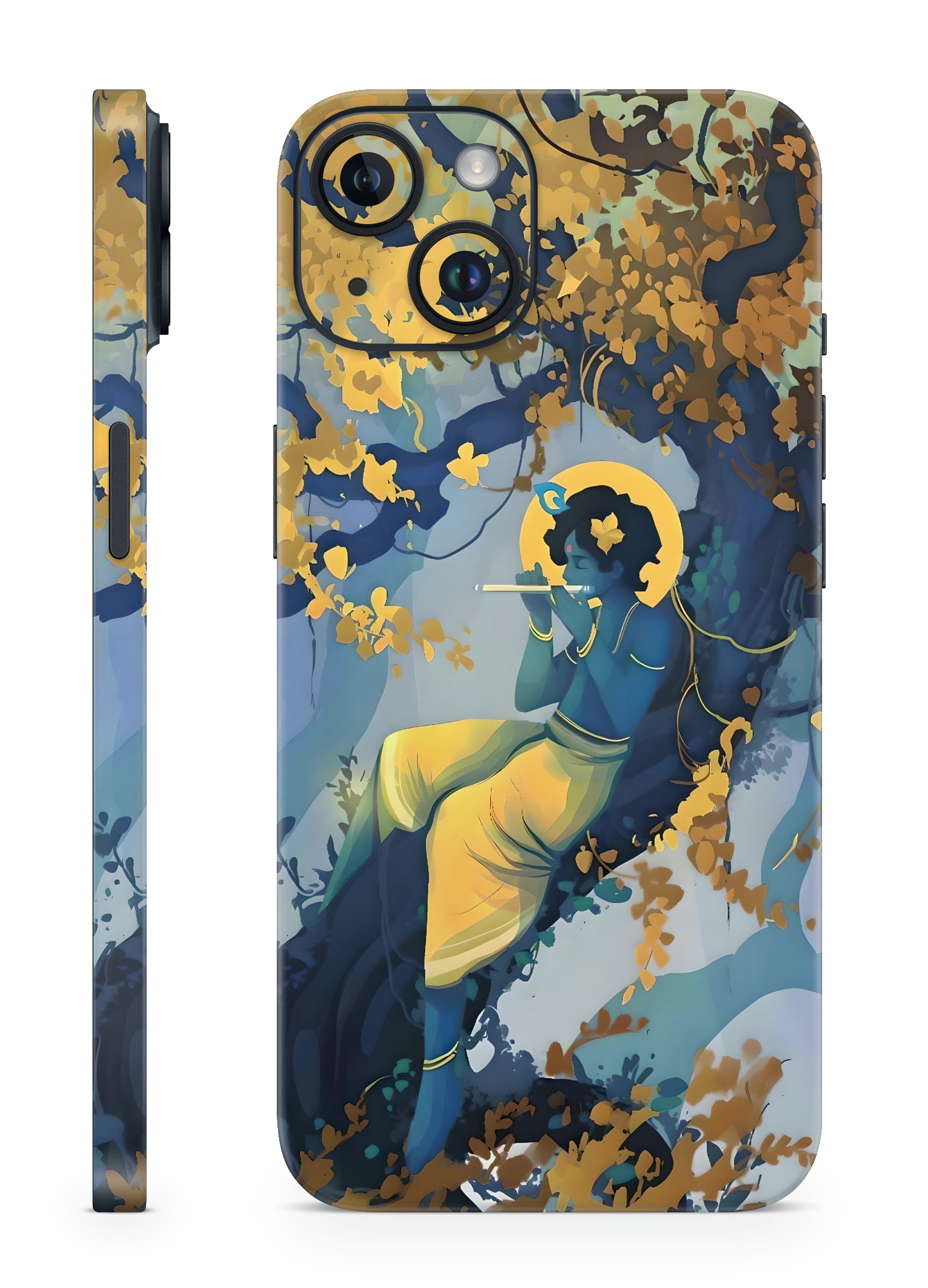 Shree Krishna Flute Bhagwan Mobile Skin