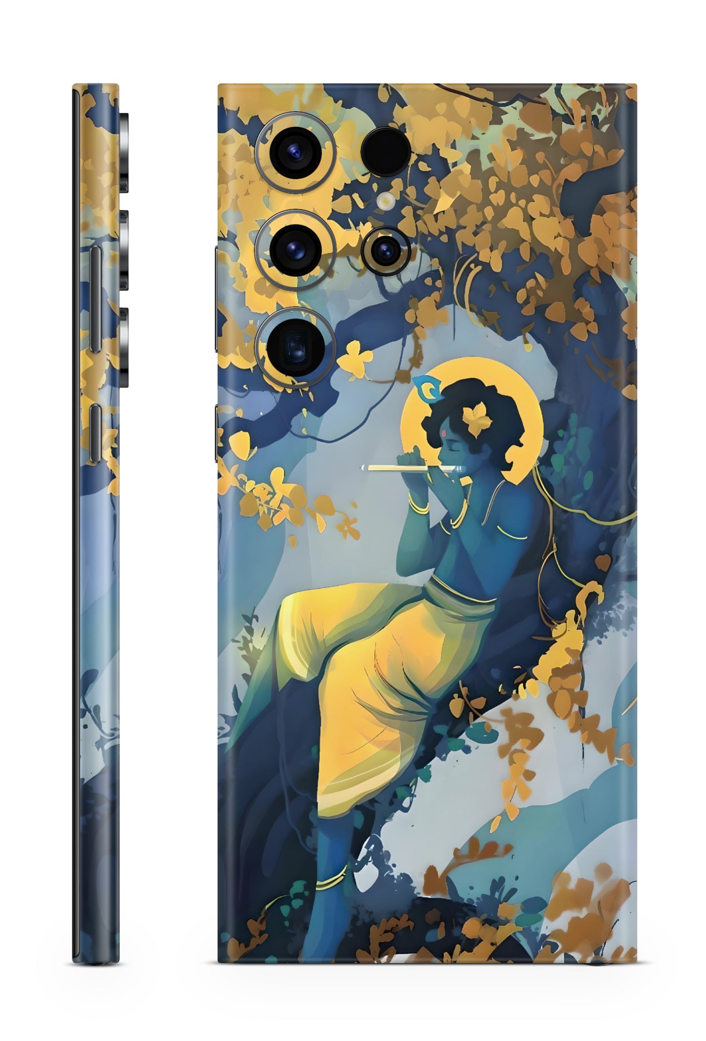 Shree Krishna Flute Bhagwan Mobile Skin