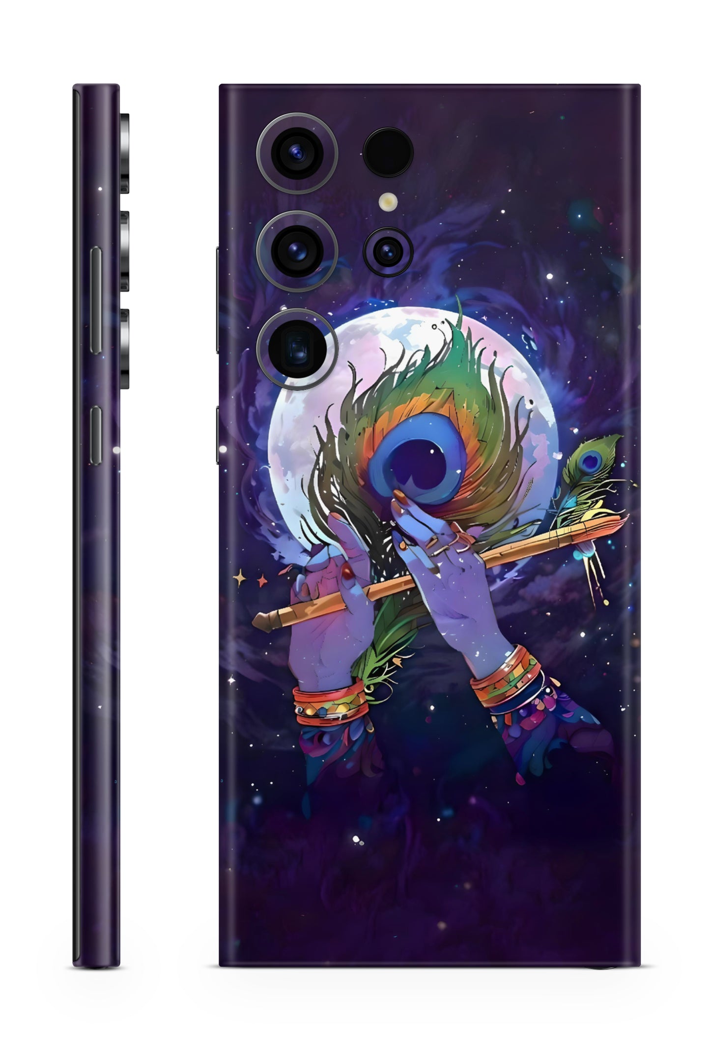 Shree Krishna Flute Mobile Skin