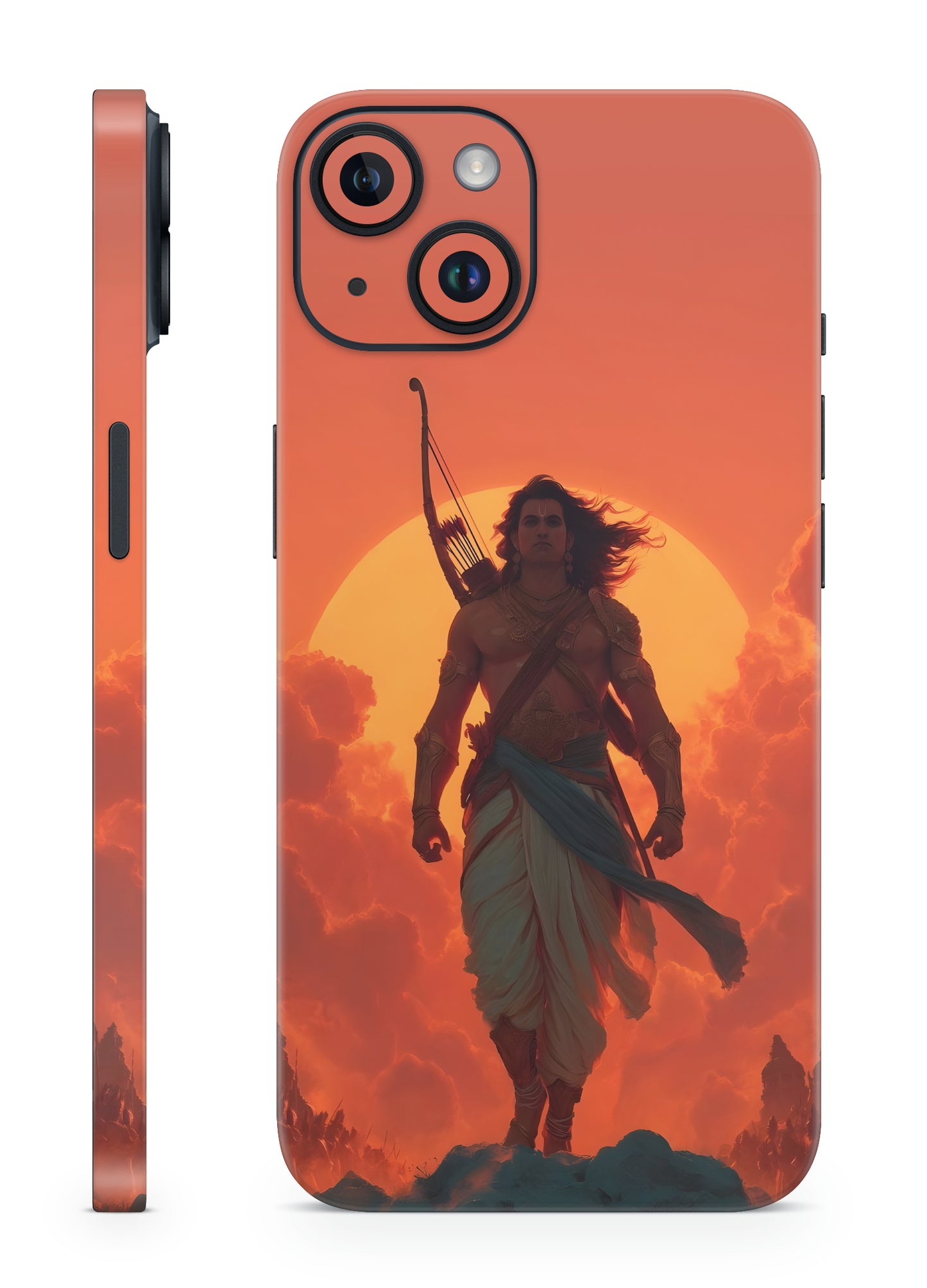 Shri Ram Standing Warrior Mobile Skin