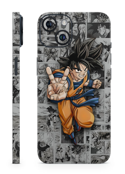 Son Goku Peace Dragon Ball Anime Mobile Skin