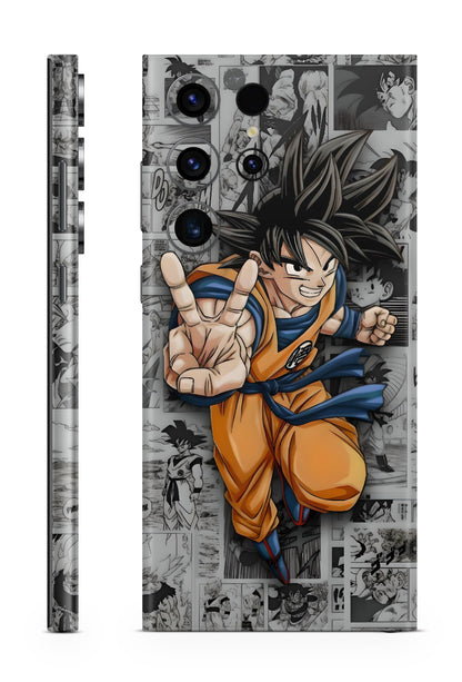 Son Goku Peace Dragon Ball Anime Mobile Skin