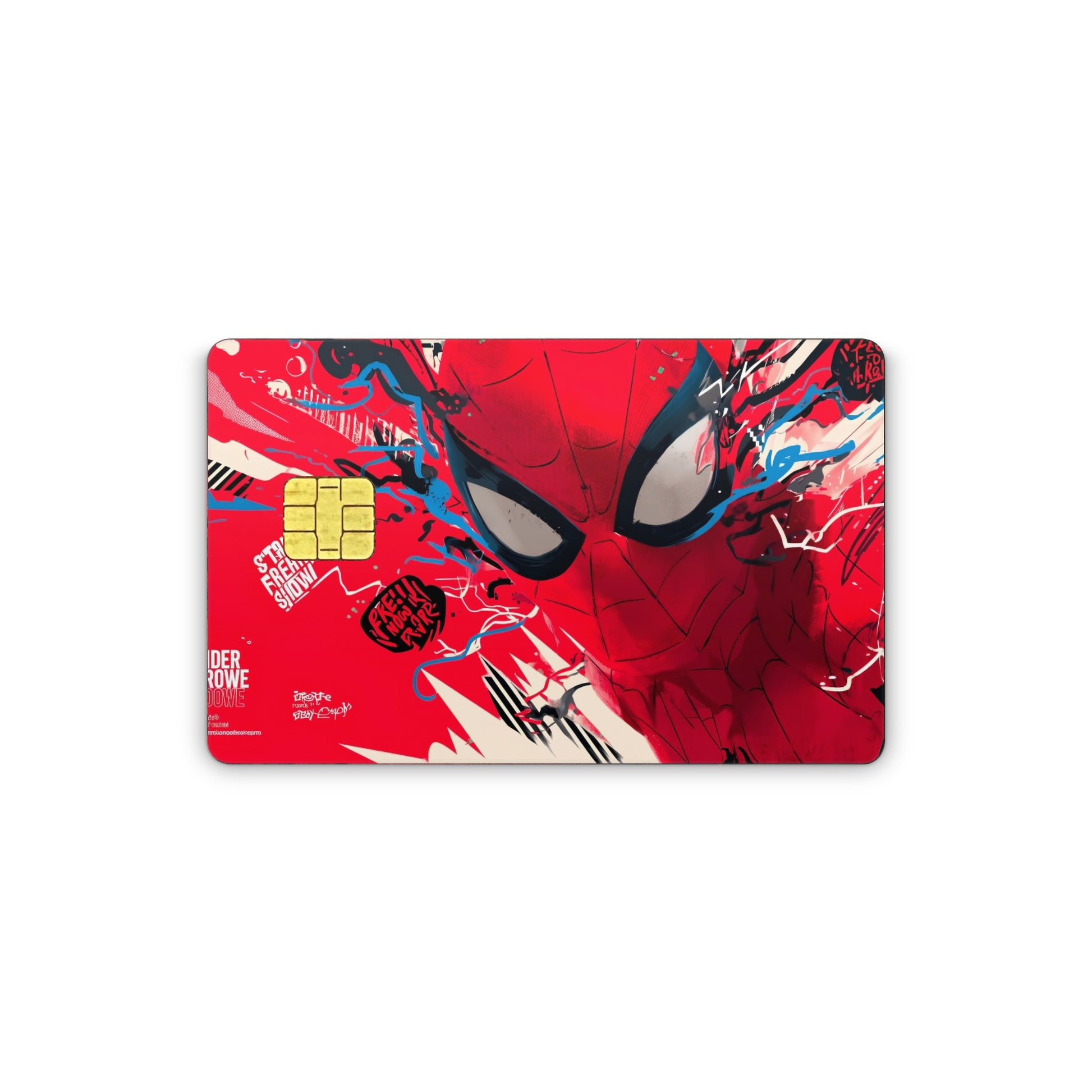 Spider-Man Abstract Graffiti Card Skin