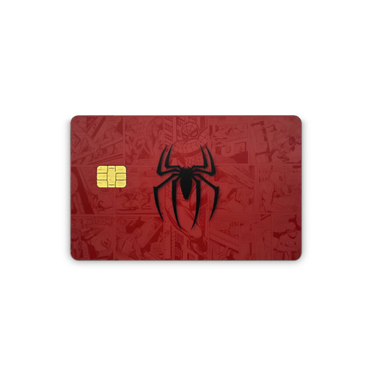 Spider-Man: Crimson Comic Emblem Card Skin
