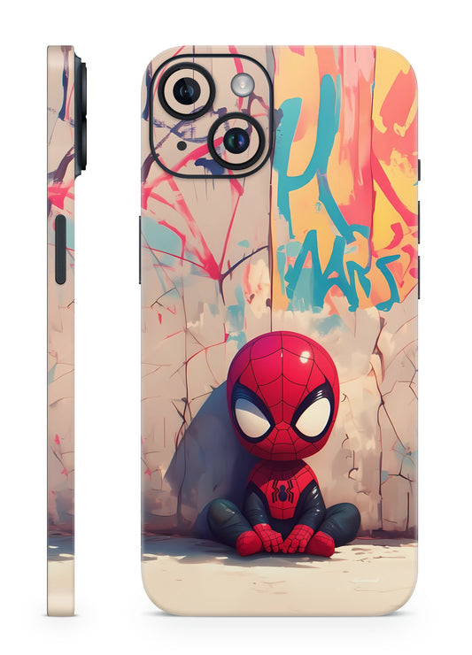 Spiderman Graffiti Cartoon Mobile Skin