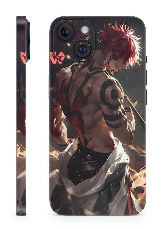 Sukuna Side Face Jujutsu Kaisen Mobile Skin