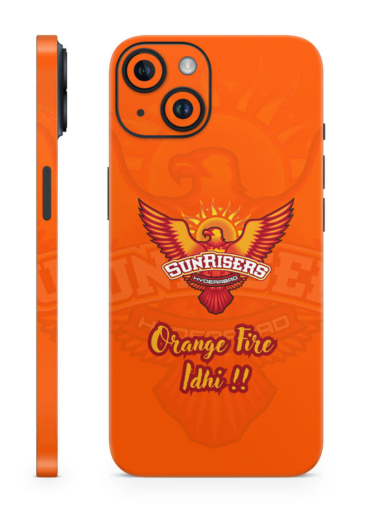 Sunrisers Hyderabad (SRH) Orange Fire Idhi IPL Mobile Skin
