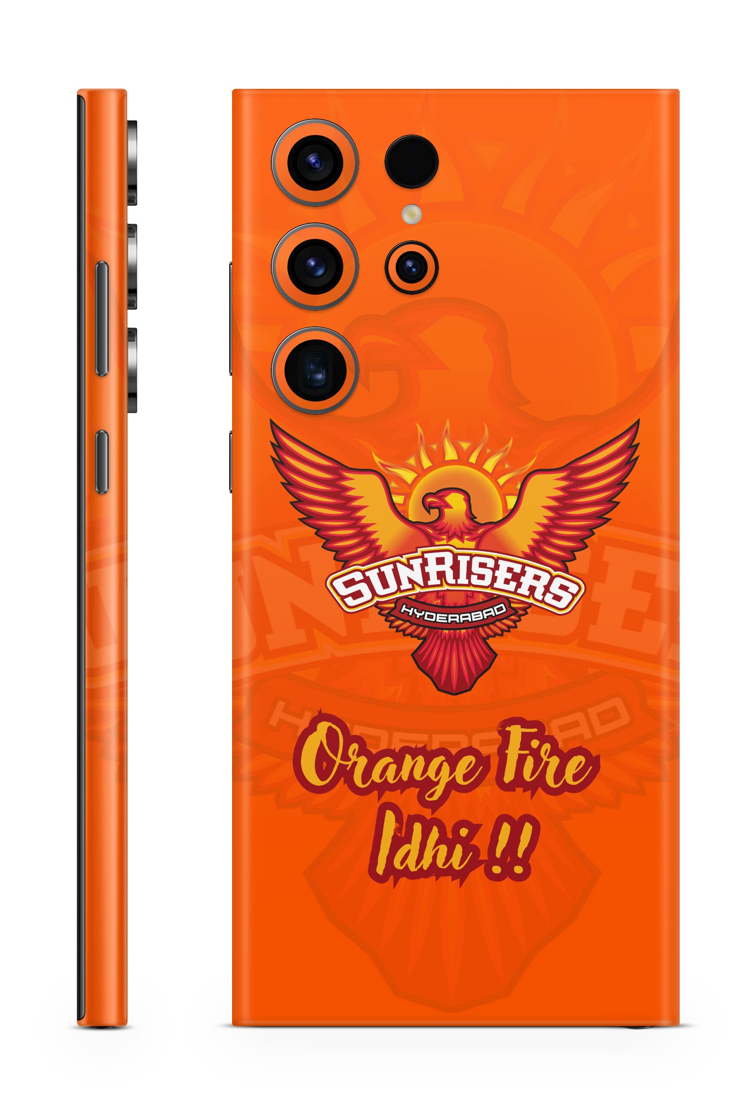 Sunrisers Hyderabad (SRH) Orange Fire Idhi IPL Mobile Skin