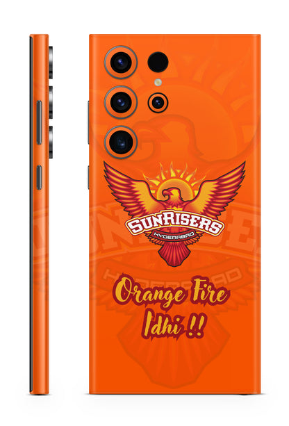 Sunrisers Hyderabad (SRH) Orange Fire Idhi IPL Mobile Skin