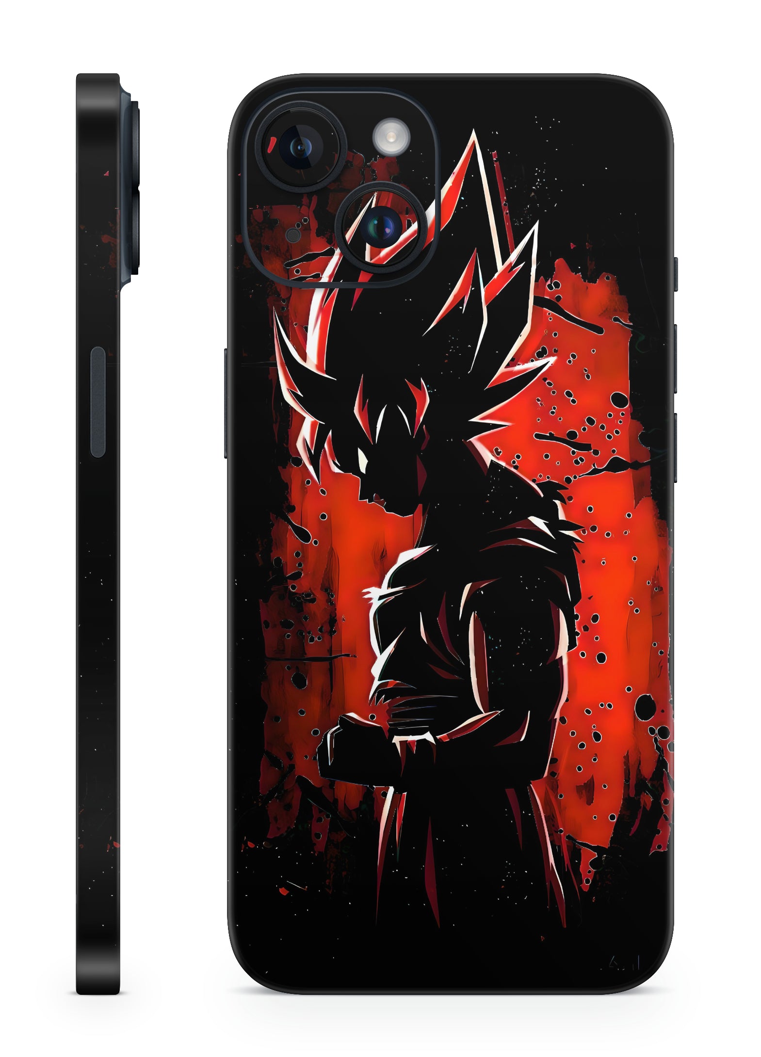 Super Saiyan Son Goku Red Dragon Ball Anime Mobile Skin