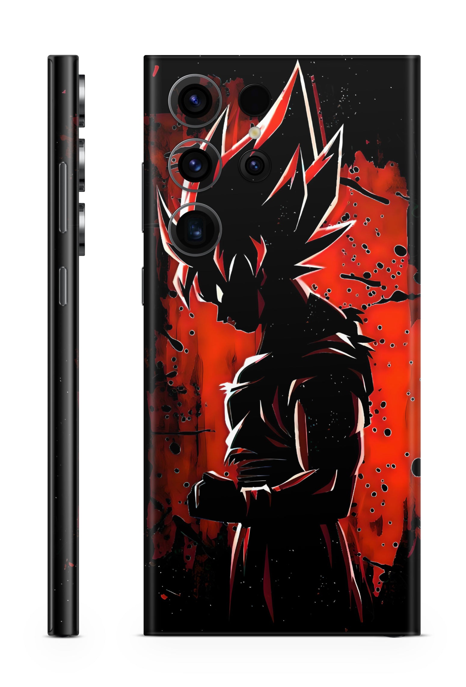 Super Saiyan Son Goku Red Dragon Ball Anime Mobile Skin