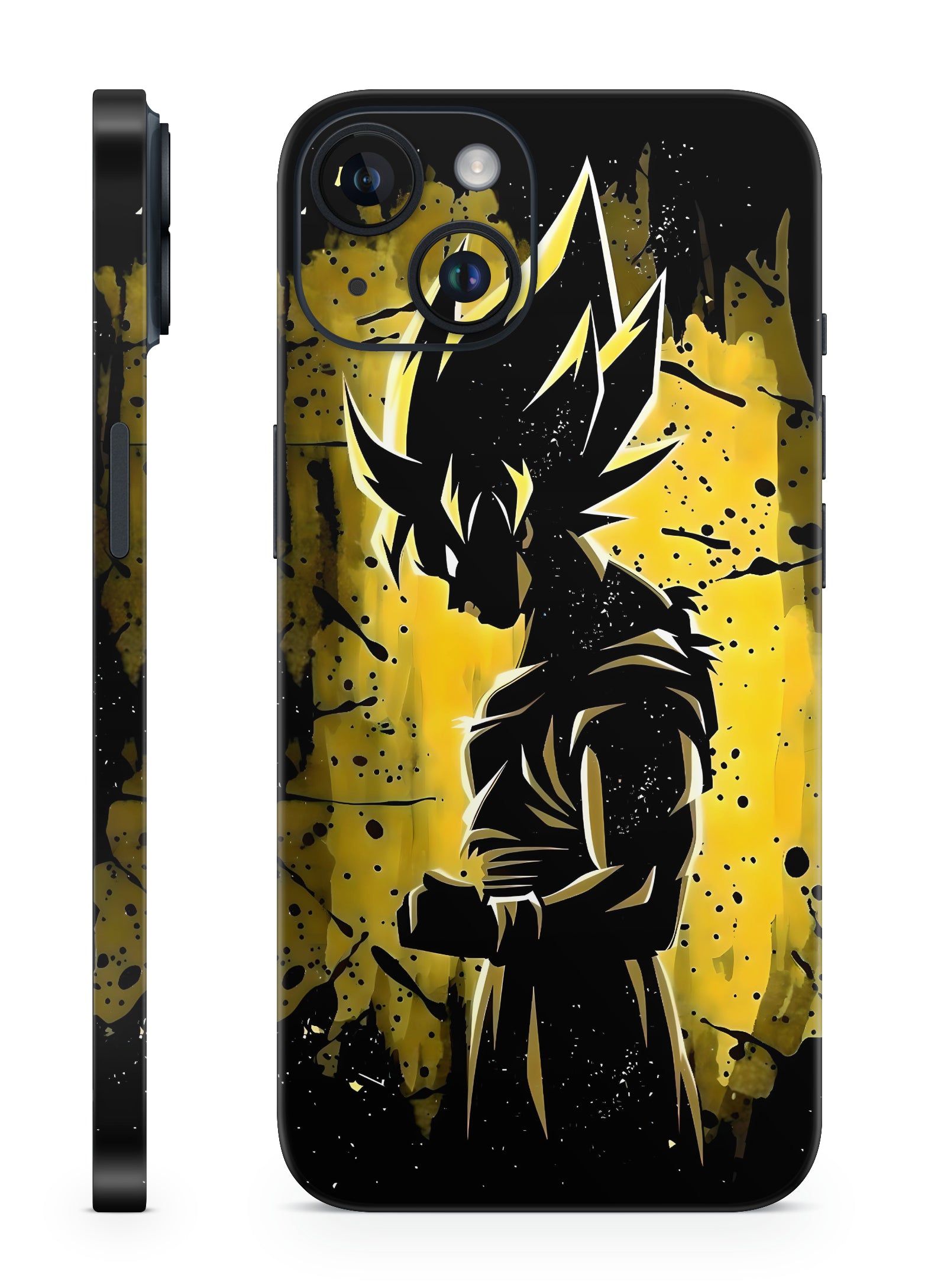 Super Saiyan Son Goku Yellow Dragon Ball Anime Mobile Skin