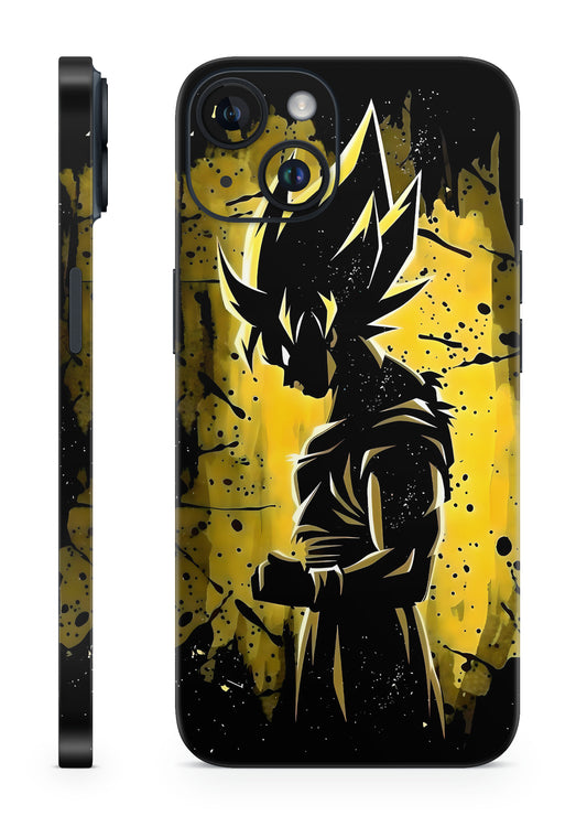 Super Saiyan Son Goku Yellow Dragon Ball Anime Mobile Skin