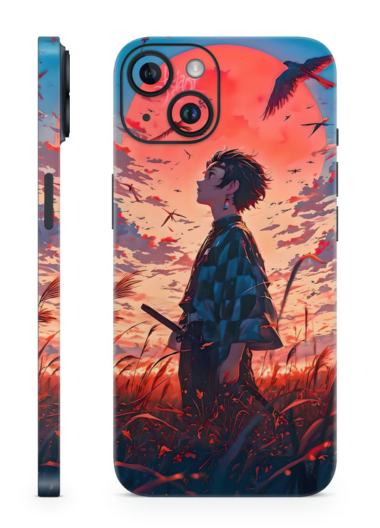 Tanjiro Kamado Demon Slayer Anime Mobile Skin