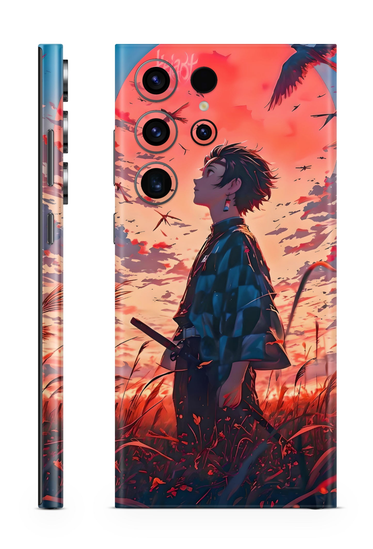 Tanjiro Kamado Demon Slayer Anime Mobile Skin