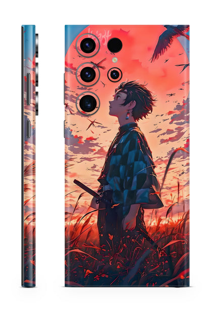 Tanjiro Kamado Demon Slayer Anime Mobile Skin
