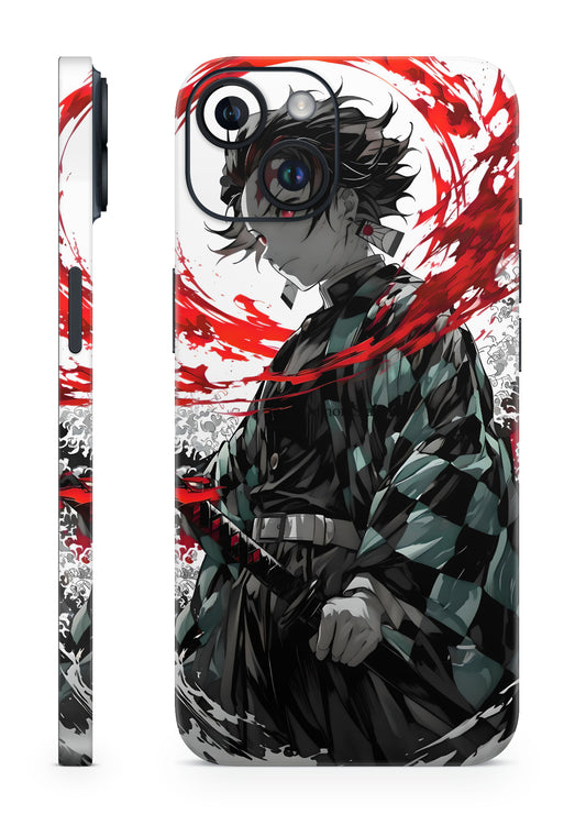Tanjiro Kamado Demon Slayer Anime Mobile Skin