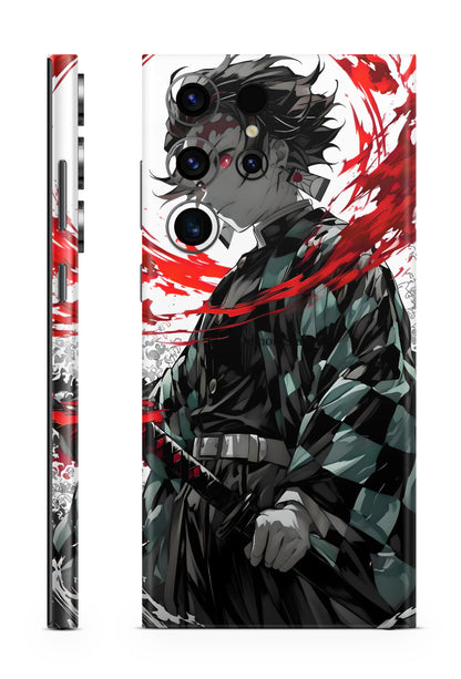 Tanjiro Kamado Demon Slayer Anime Mobile Skin