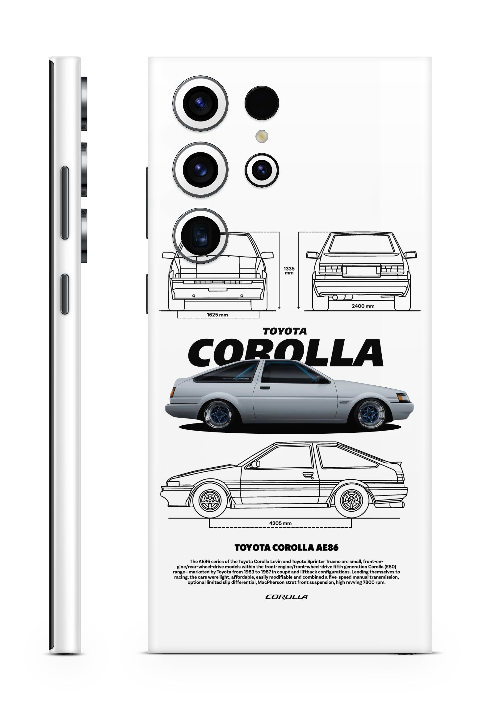 Toyota Corolla mobile skin