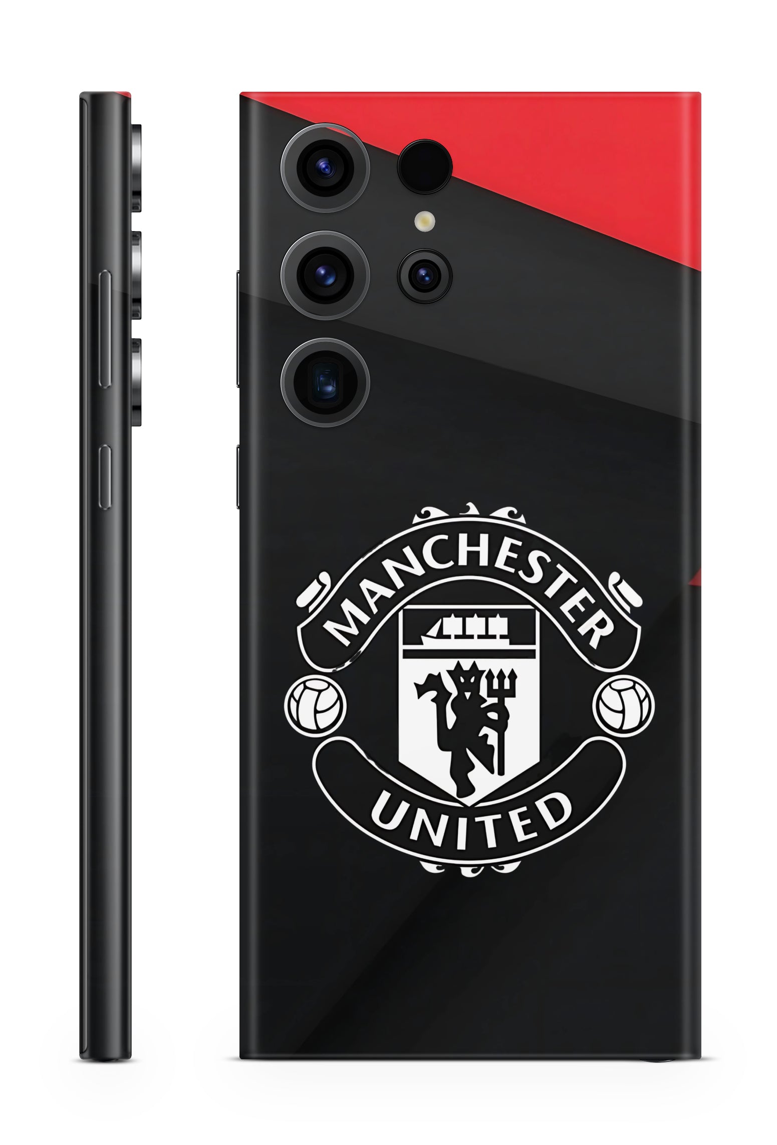 United Classic Black & Red Football Skin