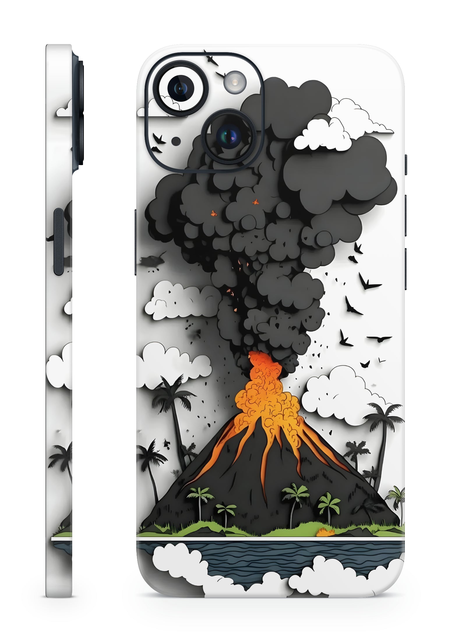 Volcano Eruption Mobile Skin