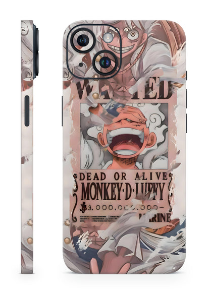 Wanted Monkey D Luffy One Piece Anime Mobile Skin