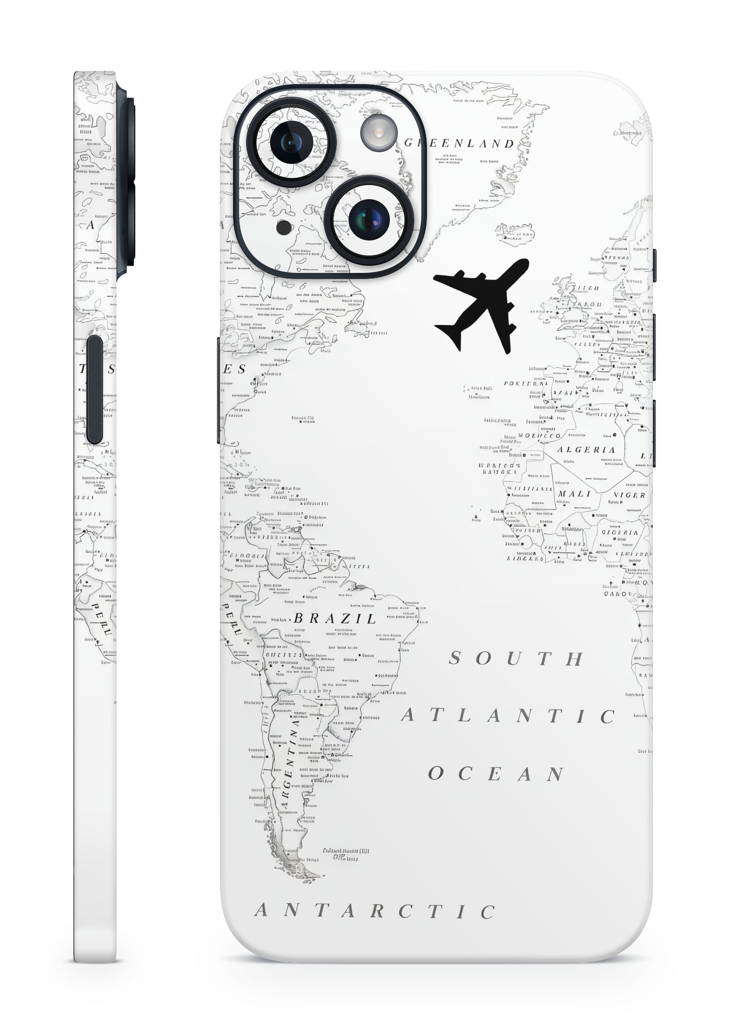 World Map Wanderlust Mobile Skin