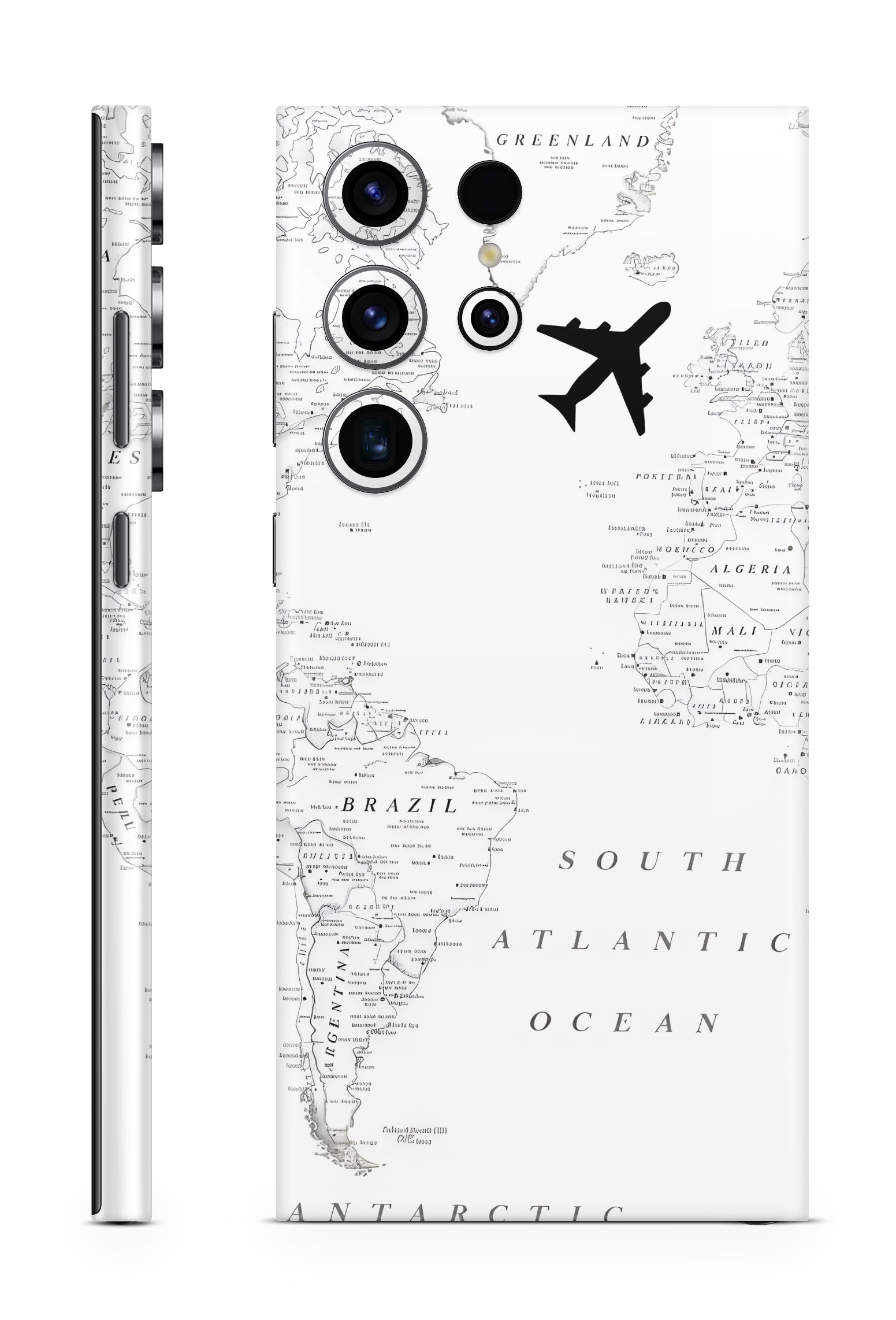 World Map Wanderlust Mobile Skin