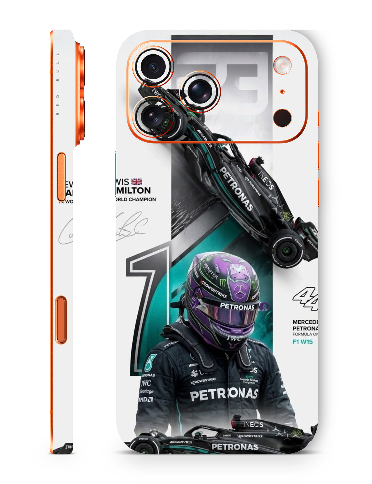 Formula 1 Lewis Hamilton 7x champion tribute mobile skin The Trendyy   