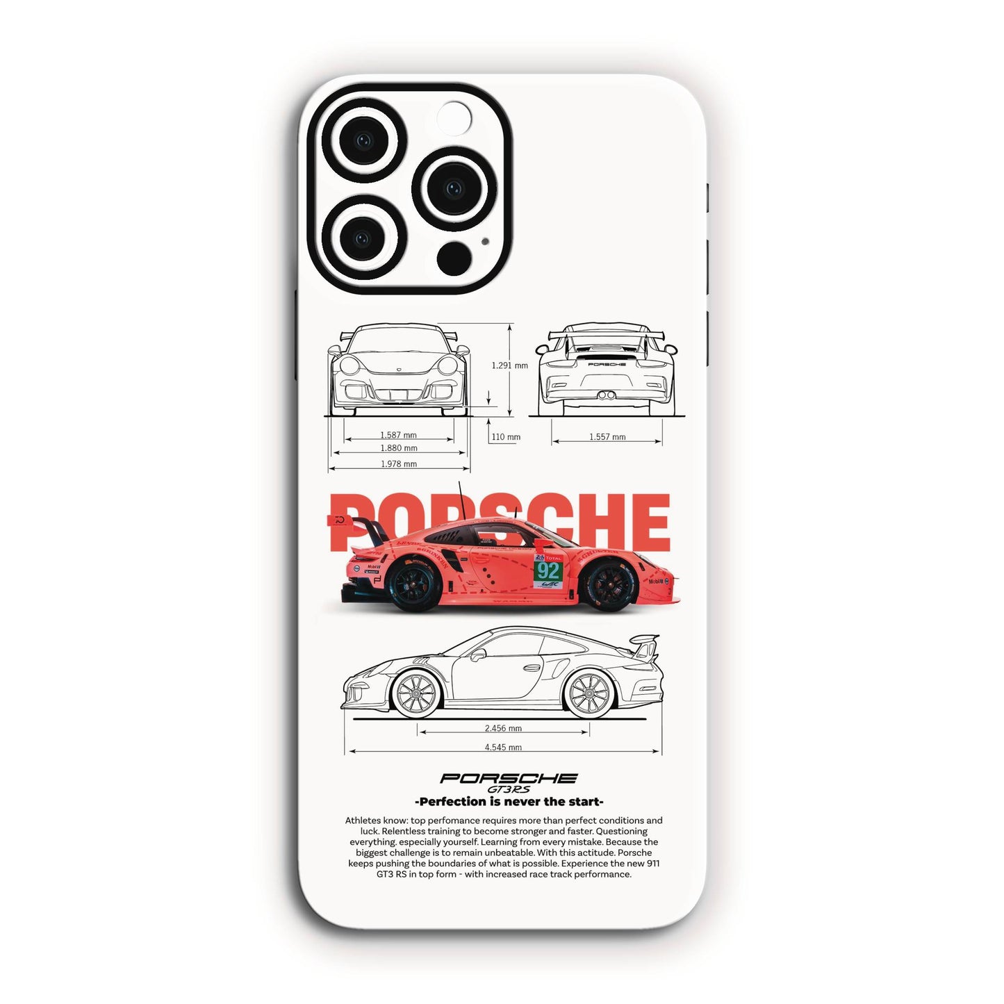 Porsche GT3 RS Orange mobile skin!