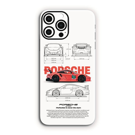 Porsche GT3 RS Orange mobile skin!