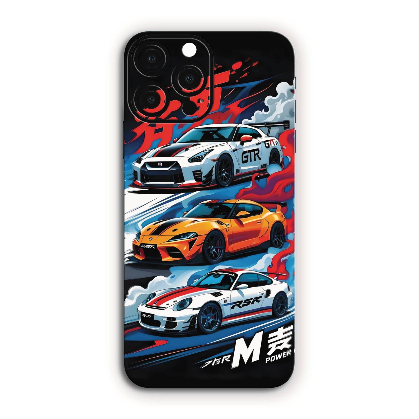 sports car illustrations Mobile Skin